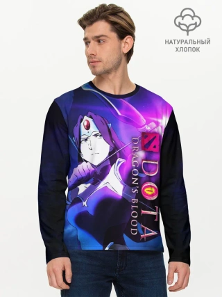 Мужской лонгслив базовый / DOTA: Кровь дракона