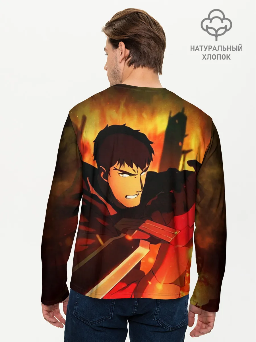 Мужской лонгслив базовый / DOTA: Кровь дракона