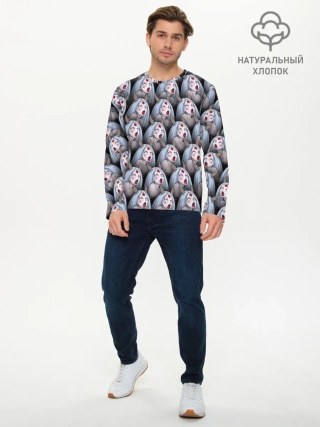 Мужской лонгслив базовый / Kaguya Ahegao