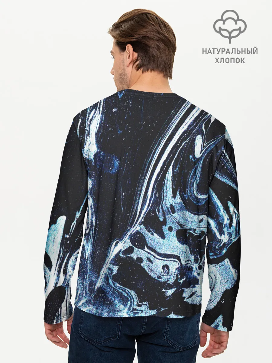 Мужской лонгслив базовый / Текстура