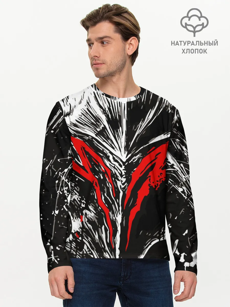 Мужской лонгслив базовый / BERSERK mask