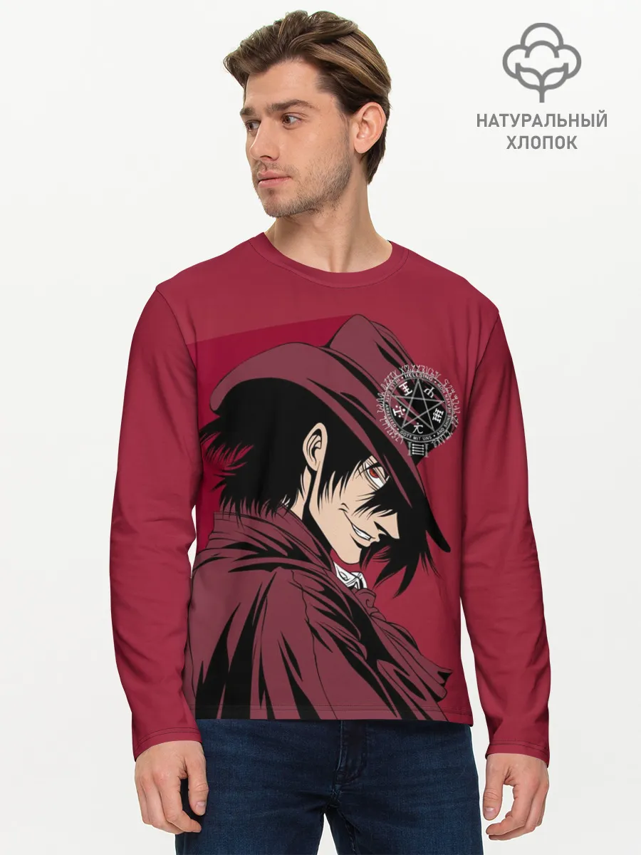 Мужской лонгслив базовый / Алукард