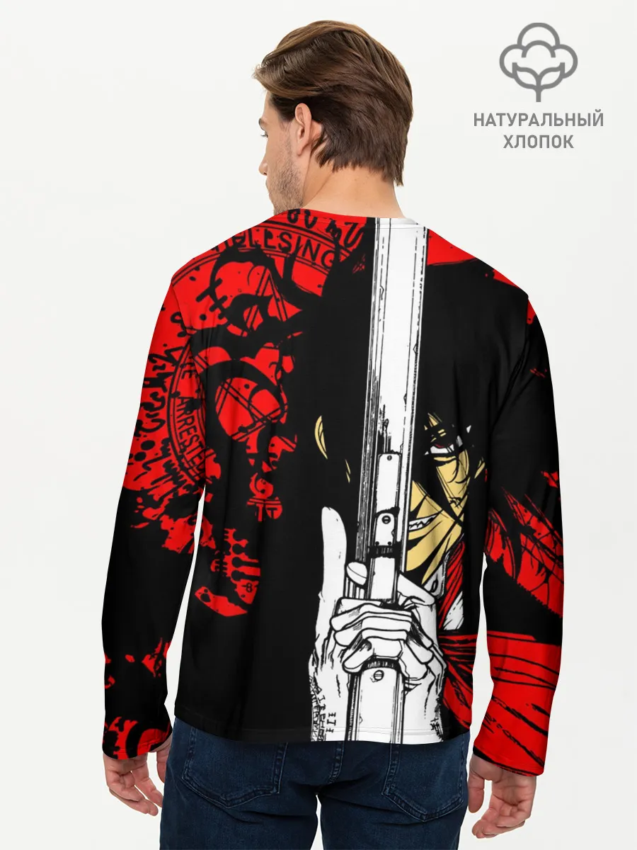 Мужской лонгслив базовый / Алукард - Хеллсинг