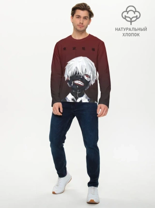 Мужской лонгслив базовый / Канеки Кен Токийский гуль