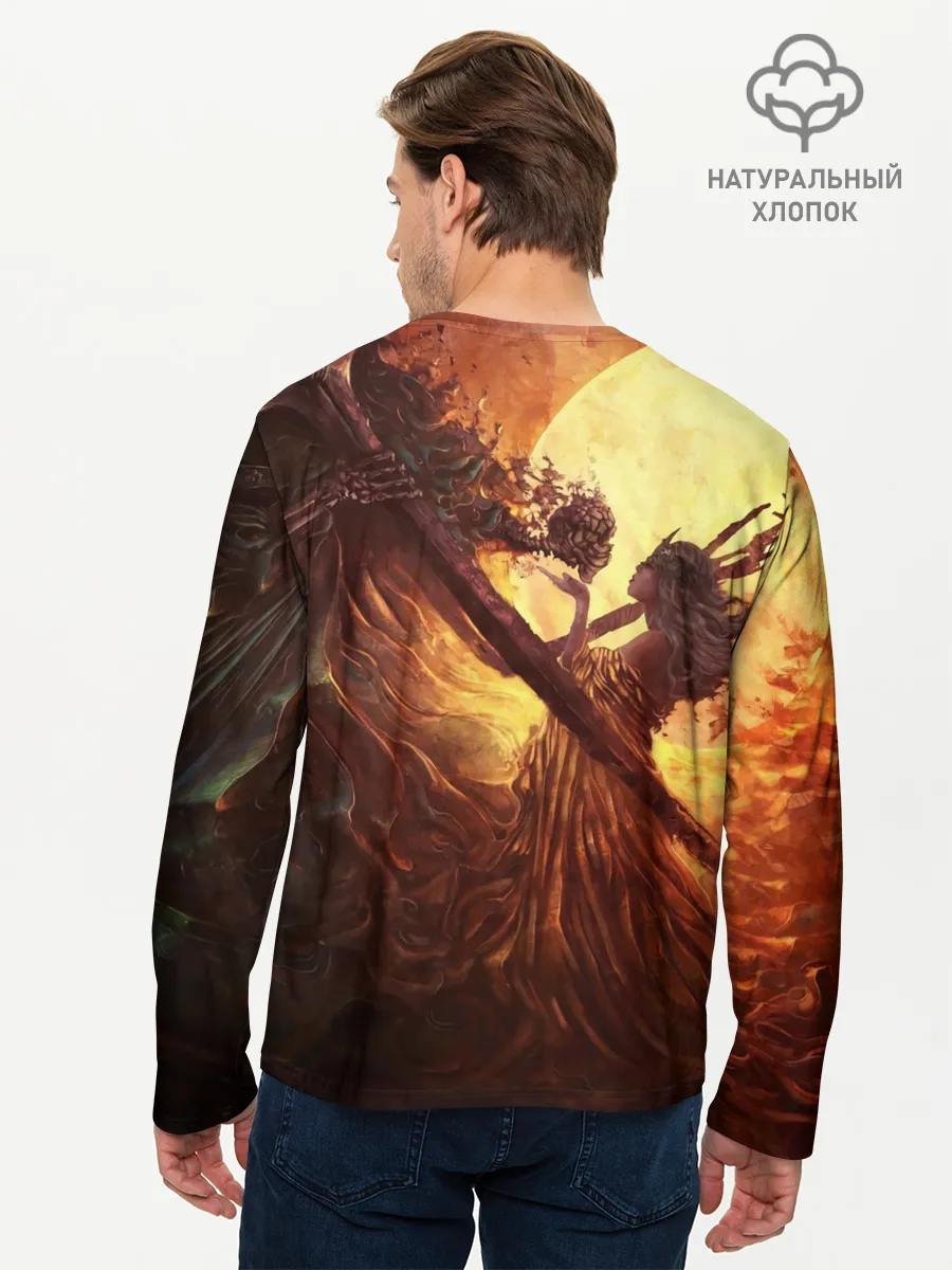 Мужской лонгслив базовый / Нито повелитель могил