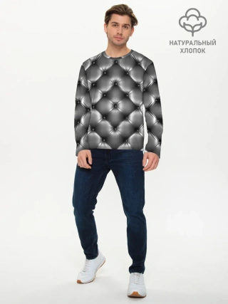 Мужской лонгслив базовый / Мебельная Обшивка