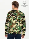Мужской лонгслив базовый / Камуфляж