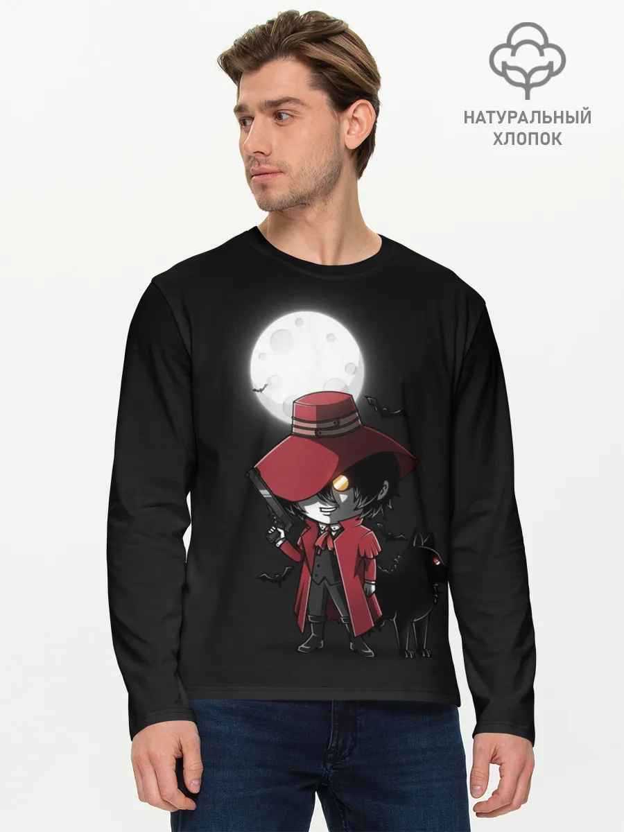 Мужской лонгслив базовый / Маленький Алукард