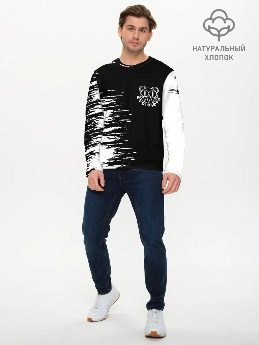 Мужской лонгслив базовый / radiohead