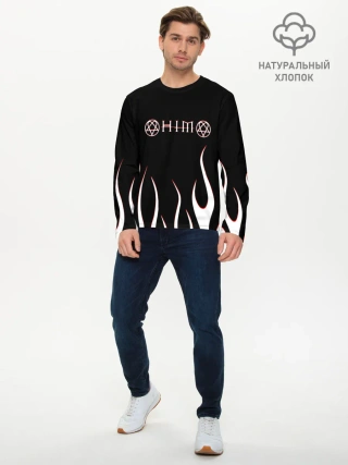 Мужской лонгслив базовый / HIM.