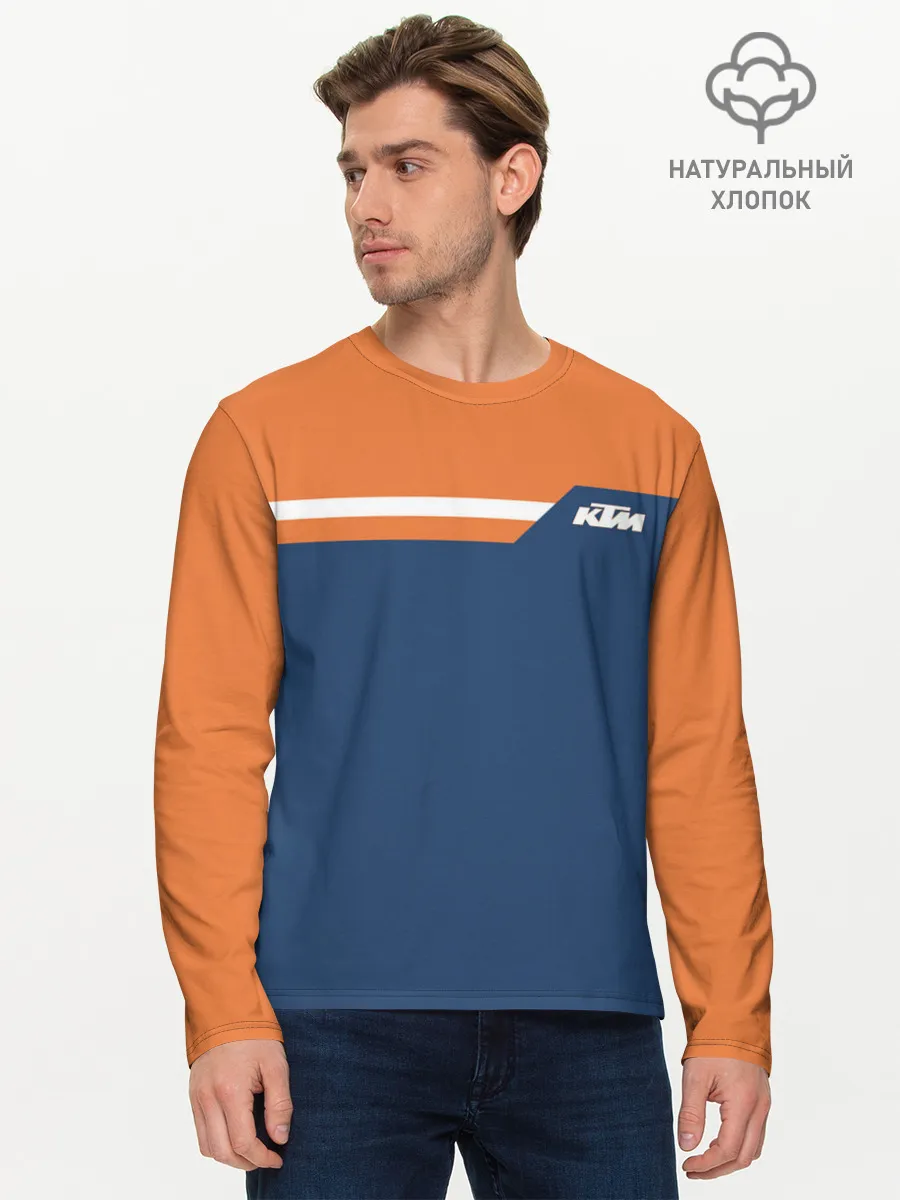 Мужской лонгслив базовый / KTM | КТМ