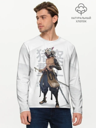 Мужской лонгслив базовый / Иноске Хашибира клинок