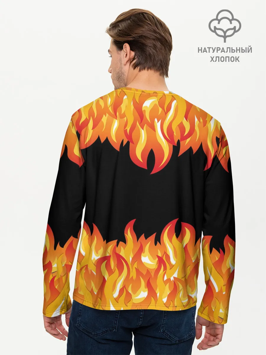 Мужской лонгслив базовый / CUPHEAD | DEVIL