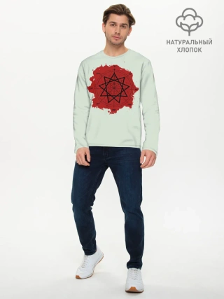 Мужской лонгслив базовый / Пентаграмма Slipknot