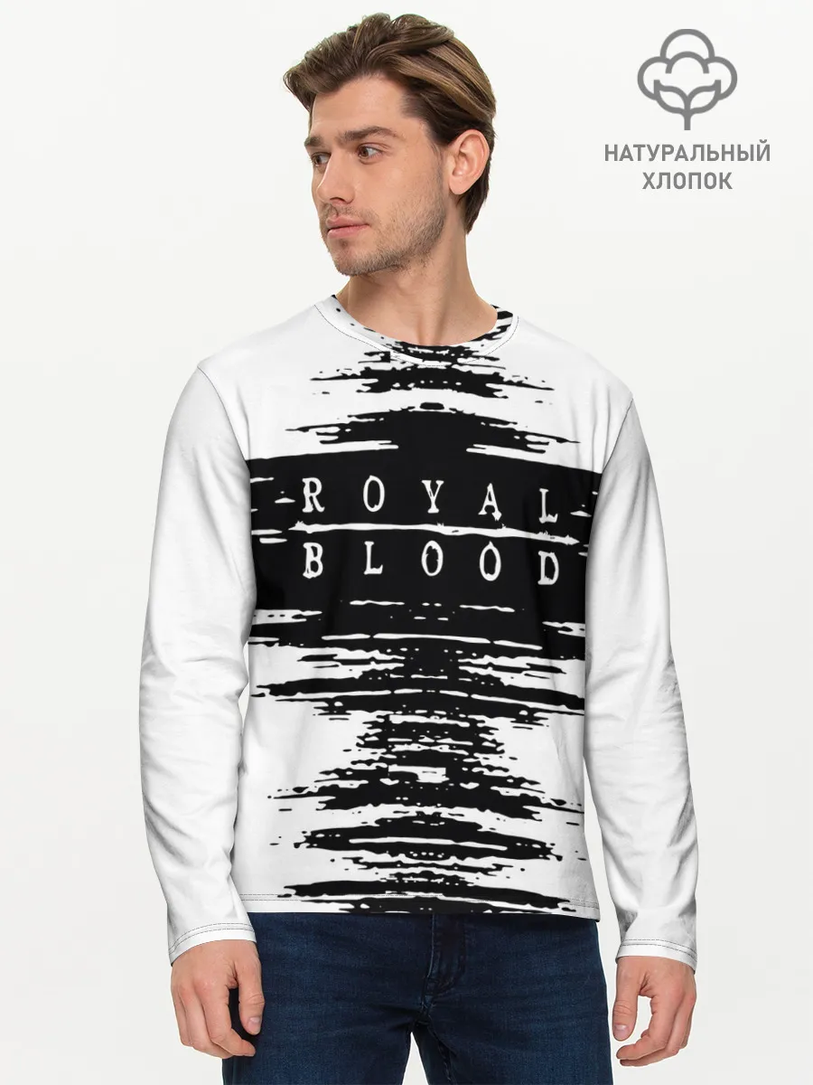 Мужской лонгслив базовый / royal blood