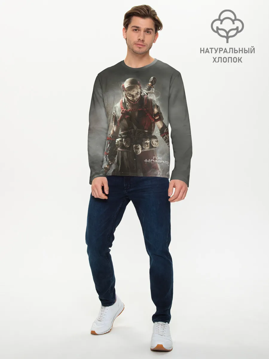 Мужской лонгслив базовый / For Honor