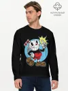 Мужской лонгслив базовый / CUPHEAD | КАПХЕД