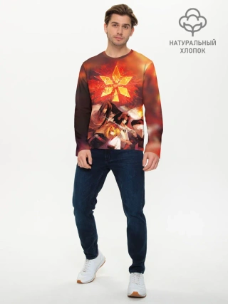 Мужской лонгслив базовый / Шаман Кинг