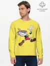 Мужской лонгслив базовый / CUPHEAD|