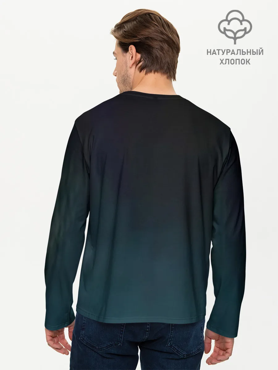 Мужской лонгслив базовый / Гию Томиока Kimetsu no Yaiba