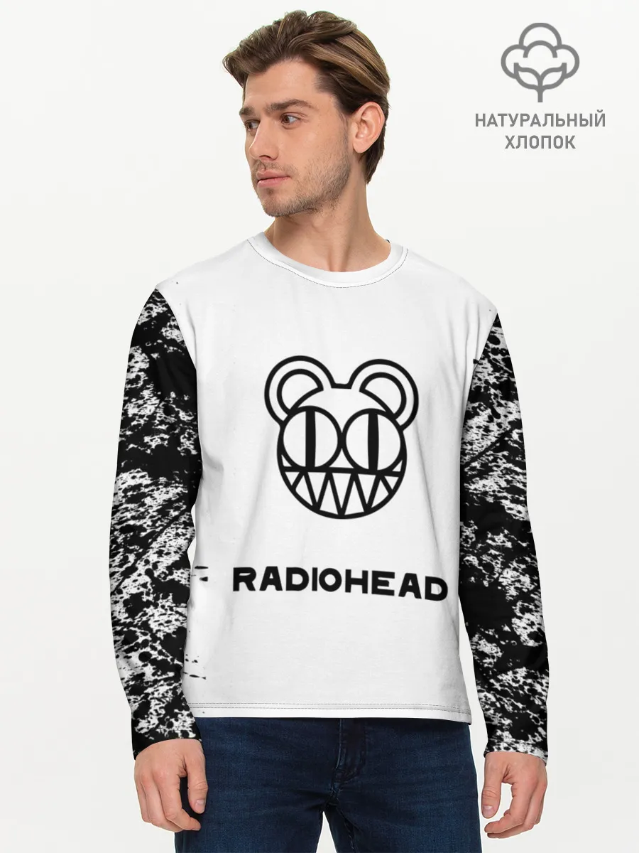 Мужской лонгслив базовый / radiohead
