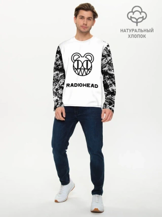 Мужской лонгслив базовый / radiohead