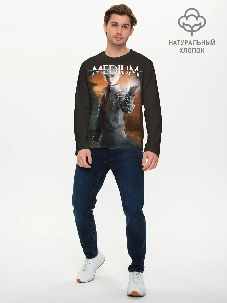 Мужской лонгслив базовый / The Medium