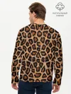 Мужской лонгслив базовый / Шкура Леопарда