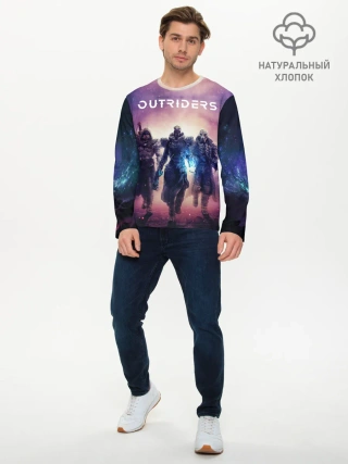 Мужской лонгслив базовый / Outriders