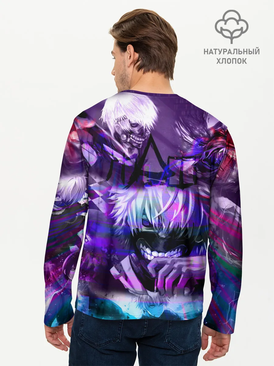 Мужской лонгслив базовый / Ретро Рейв Гуль