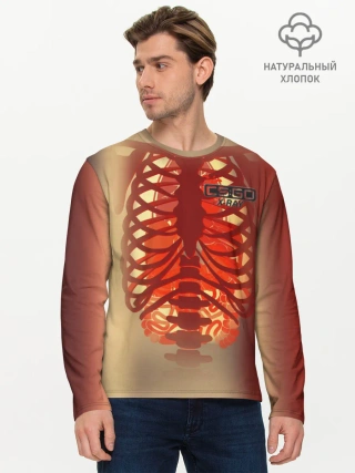 Мужской лонгслив базовый / cs:go | X-Ray Style