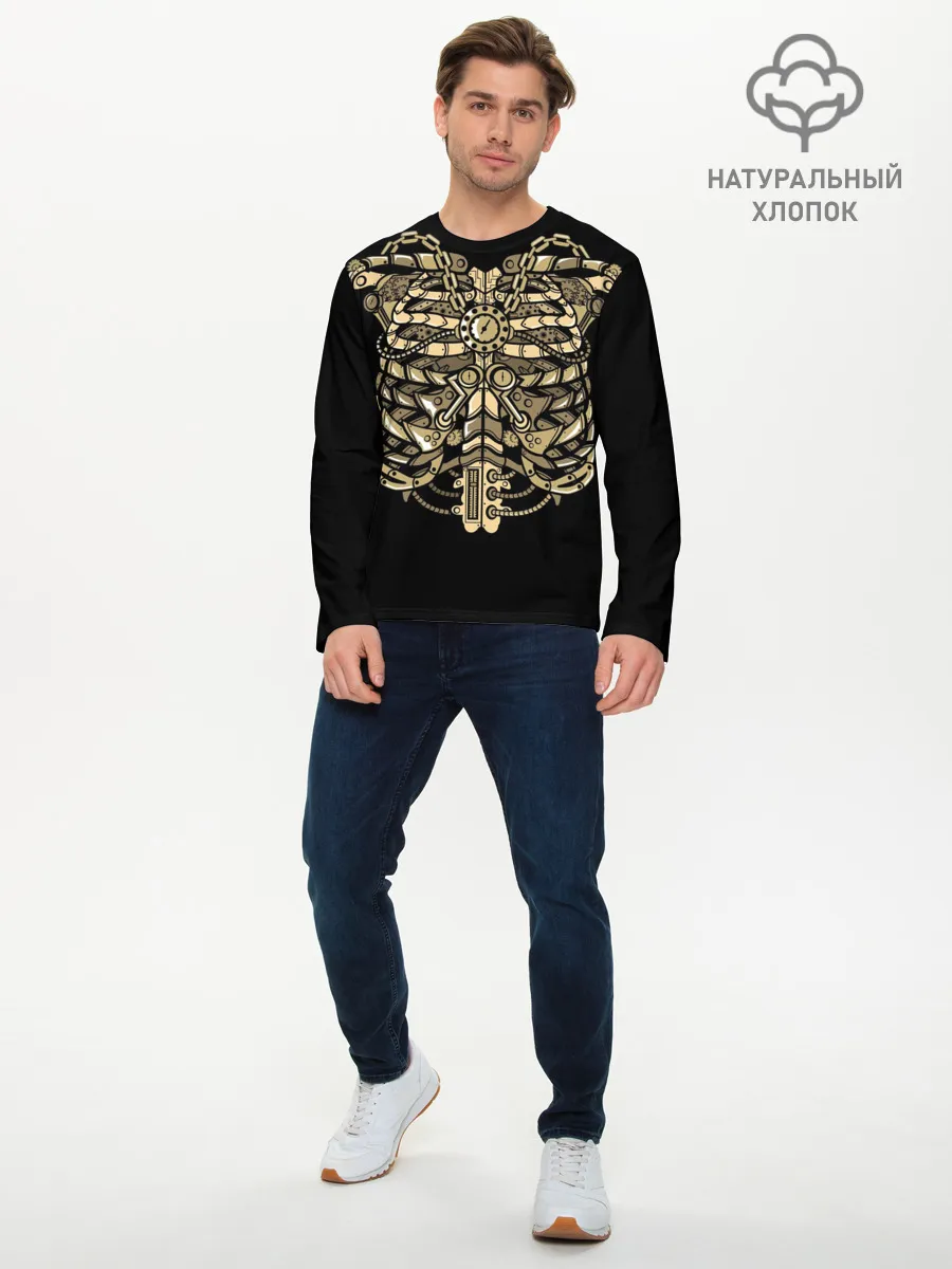 Мужской лонгслив базовый / ГРУДНАЯ КЛЕТКА | СТИМПАНК