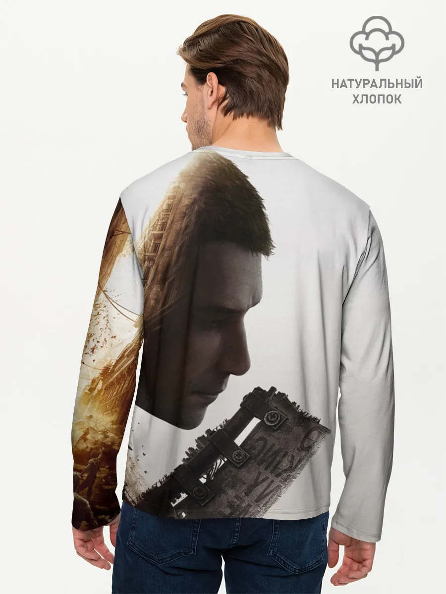 Мужской лонгслив базовый / Даинг лайт