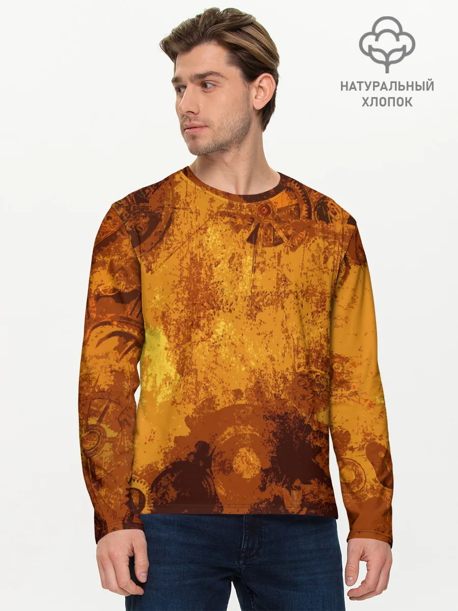 Мужской лонгслив базовый / Стимпанк