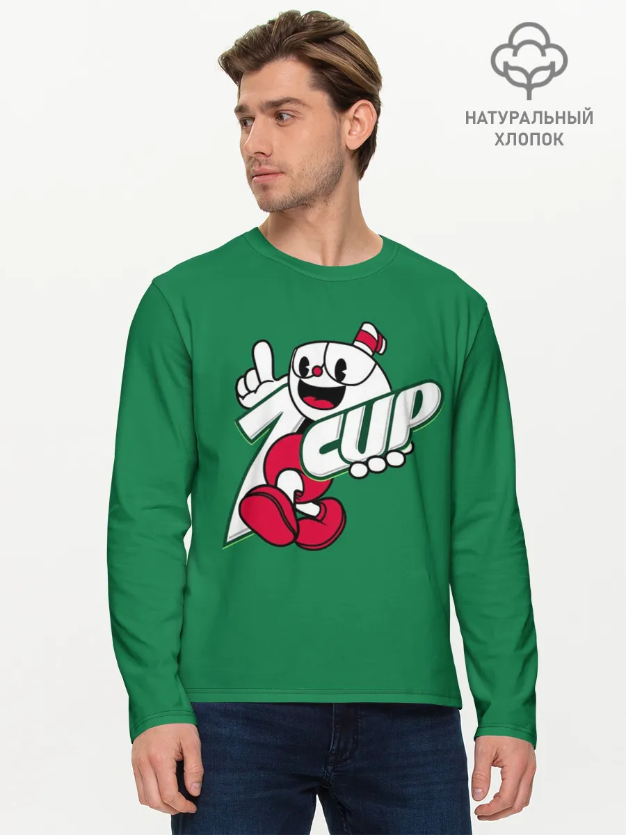 Мужской лонгслив базовый / 7CUP
