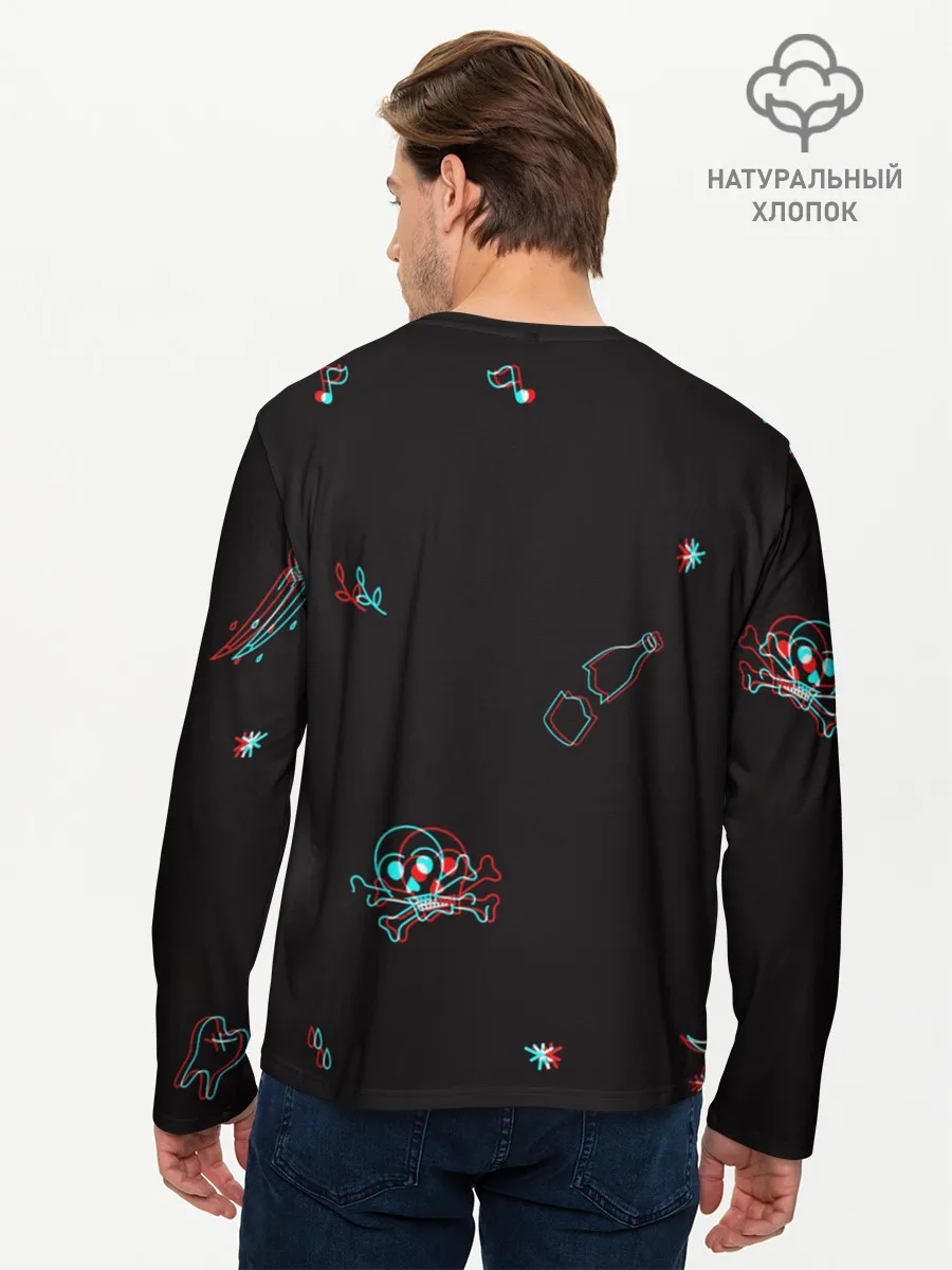 Мужской лонгслив базовый / Кровосток