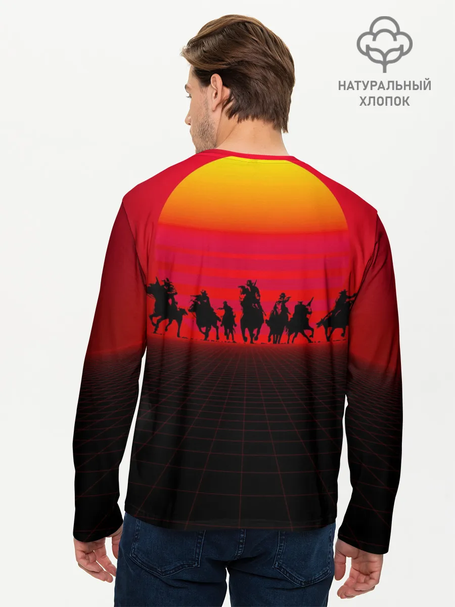 Мужской лонгслив базовый / read dead
