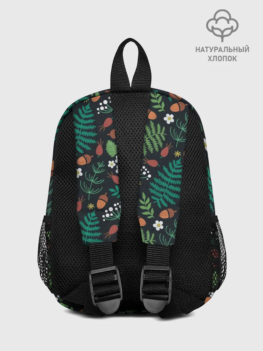 Рюкзак детский / Лесные листочки цветочки