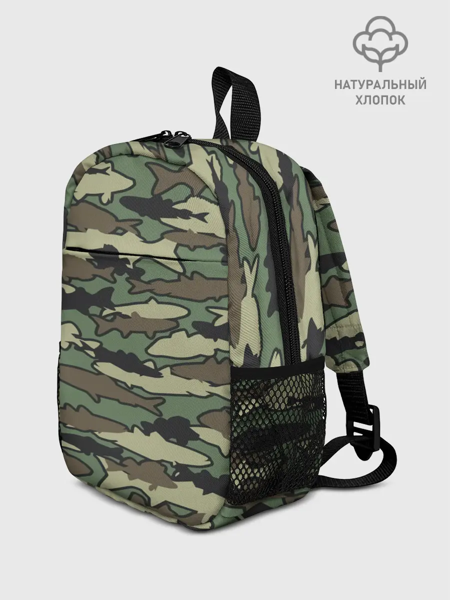 Рюкзак детский / Камуфляж акулы