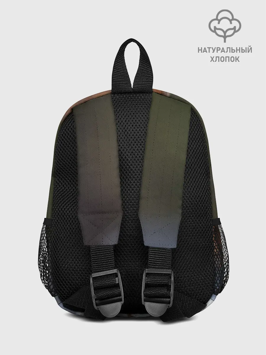 Рюкзак детский / белка с орехом на снегу