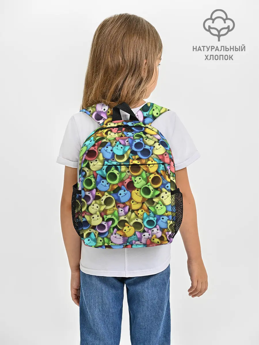 Рюкзак детский / Цветные Поп Котики