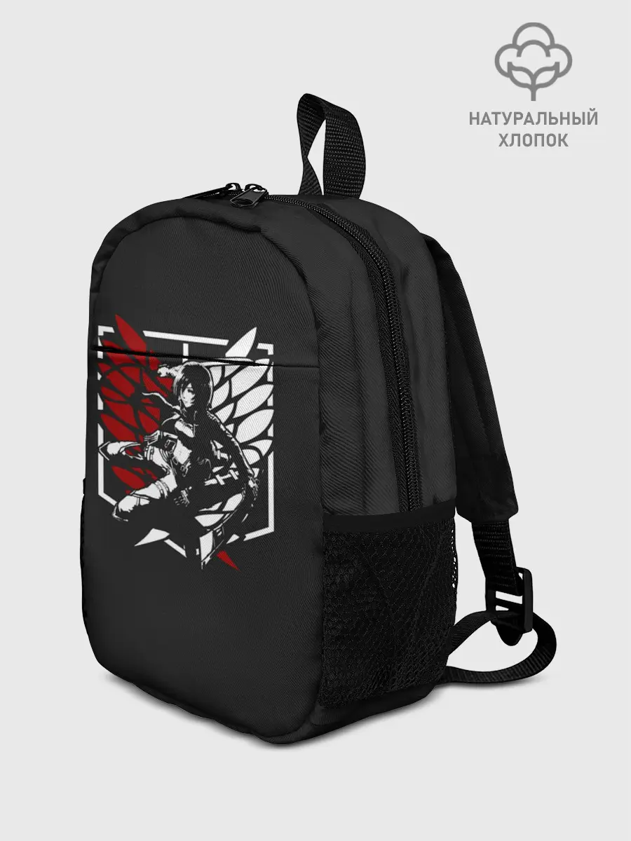 Рюкзак детский / Mikasa лого на черном