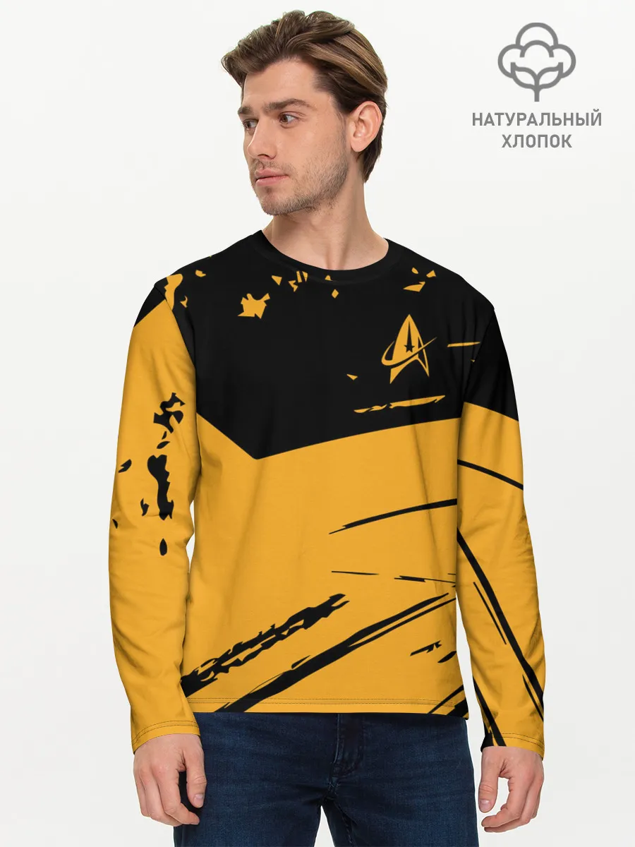 Мужской лонгслив базовый / Star Trek