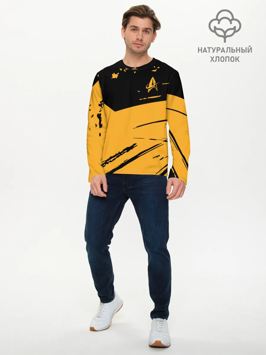 Мужской лонгслив базовый / Star Trek