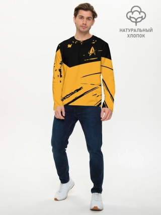 Мужской лонгслив базовый / Star Trek