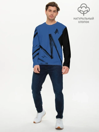 Мужской лонгслив базовый / Star Trek