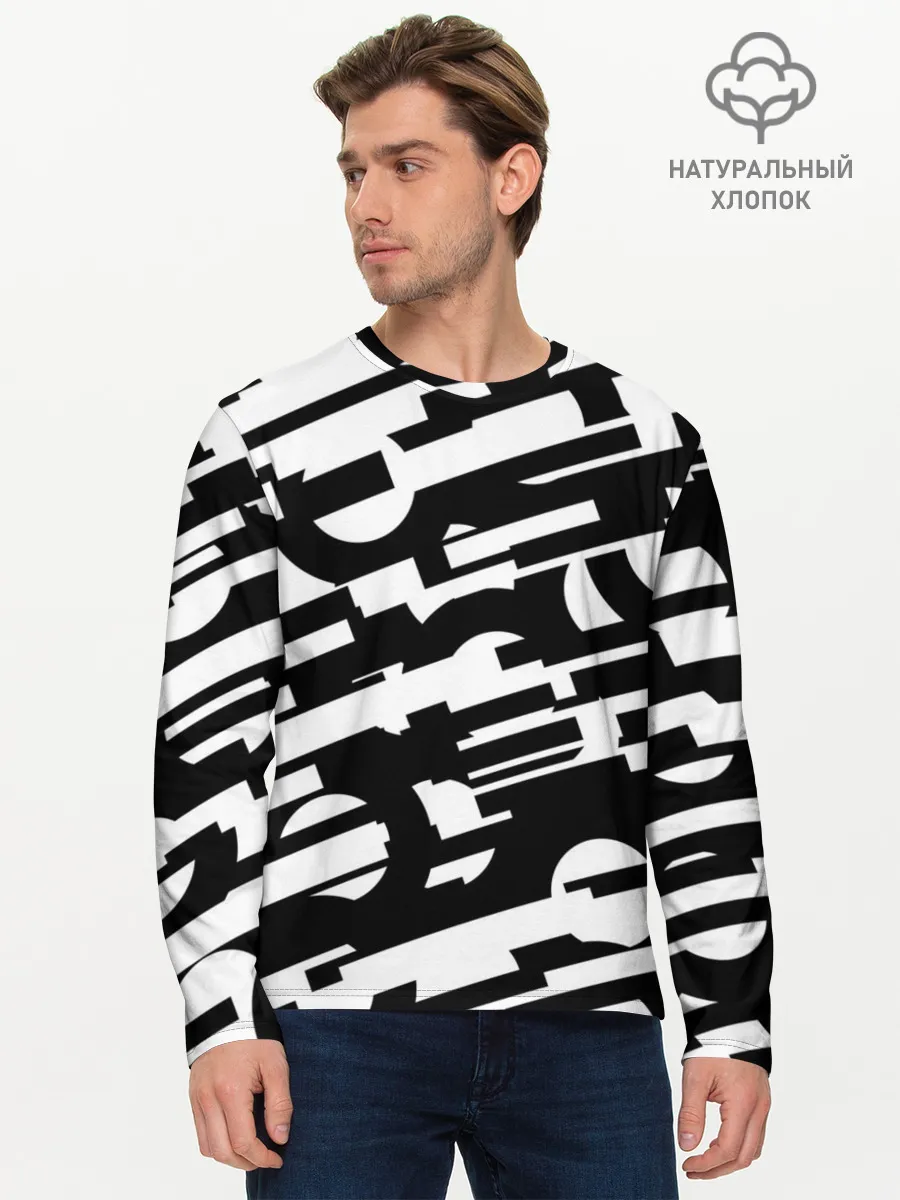 Мужской лонгслив базовый / ФАНТАСТИКА КОСМОС