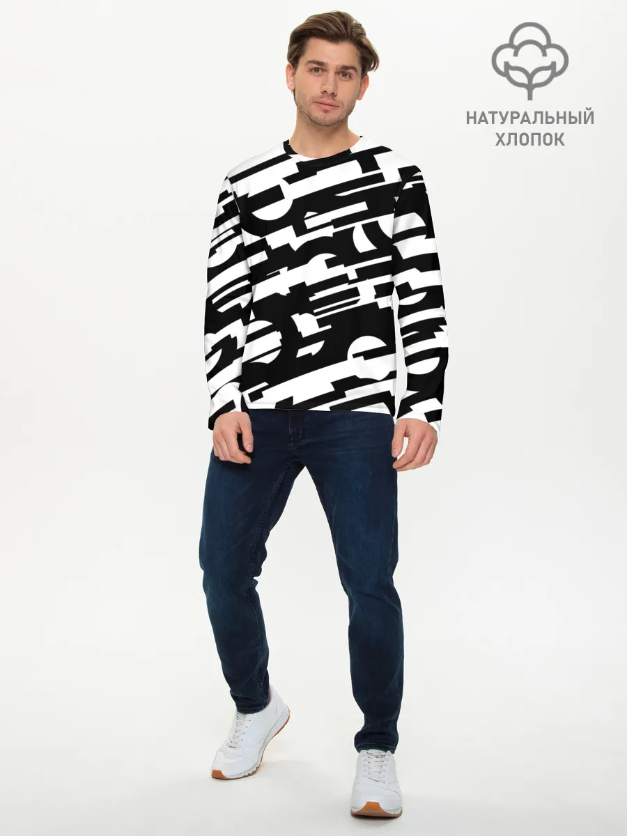 Мужской лонгслив базовый / ФАНТАСТИКА КОСМОС