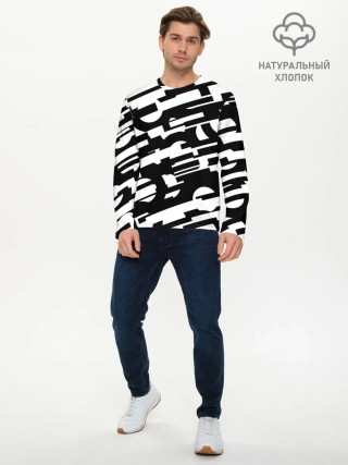 Мужской лонгслив базовый / ФАНТАСТИКА КОСМОС