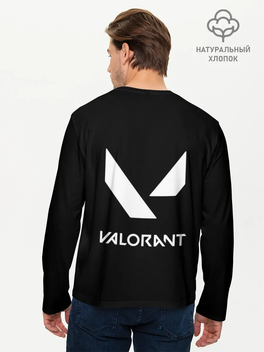 Мужской лонгслив базовый / VALORANT OMEN
